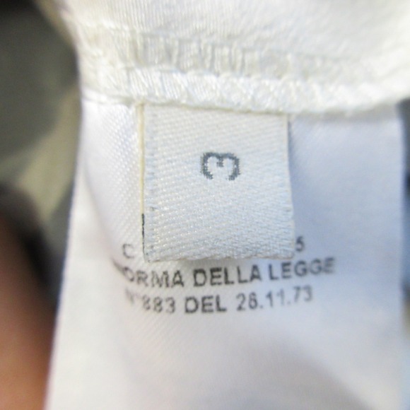 Cotelac Mini Dress 3 US 10 Black White Floral Tie Waist Abstract Unique 152 - Picture 13 of 13